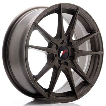 JR Wheels JR21 17x7 ET40 5x108/112 Matt Bronze