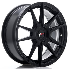 JR Wheels JR21 17x7 ET25-40 BLANK Matt Black