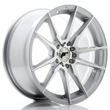 JR Wheels JR21 17x8 ET35 4x100/114 Silver Machined Face