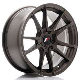 JR Wheels JR21 17x8 ET35 5x100/114 Matt Bronze