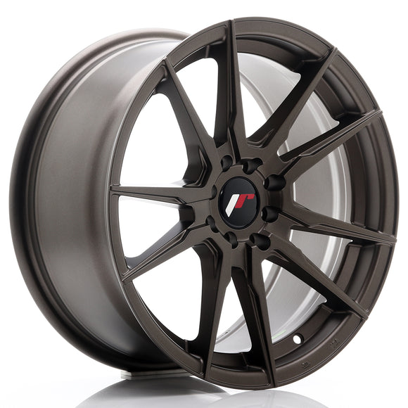 JR Wheels JR21 17x8 ET35 5x100/114 Matt Bronze