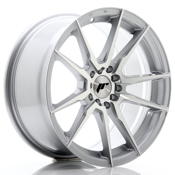 JR Wheels JR21 17x8 ET35 5x110/120 Silver Machined Face