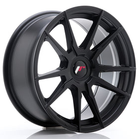 JR Wheels JR21 17x8 ET35 BLANK Matt Black