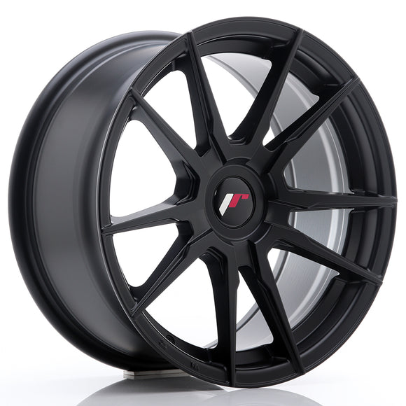JR Wheels JR21 17x8 ET35 BLANK Matt Black