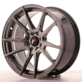 JR Wheels JR21 17x8 ET25 4x100/108 Hyper Black