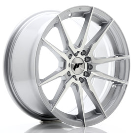 JR Wheels JR21 17x8 ET25 4x100/108 Silver Machined Face