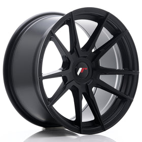 JR Wheels JR21 17x9 ET25-35 BLANK Matt Black