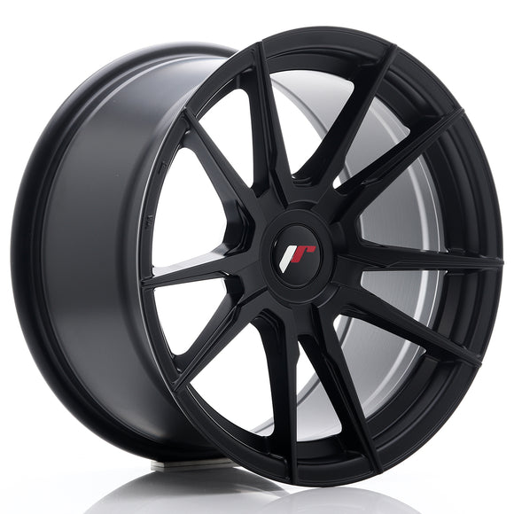 JR Wheels JR21 17x9 ET25-35 BLANK Matt Black