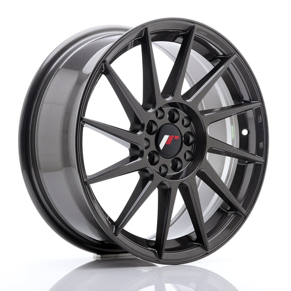 JR Wheels JR22 17x7 ET35 4x100/114 Hyper Gray