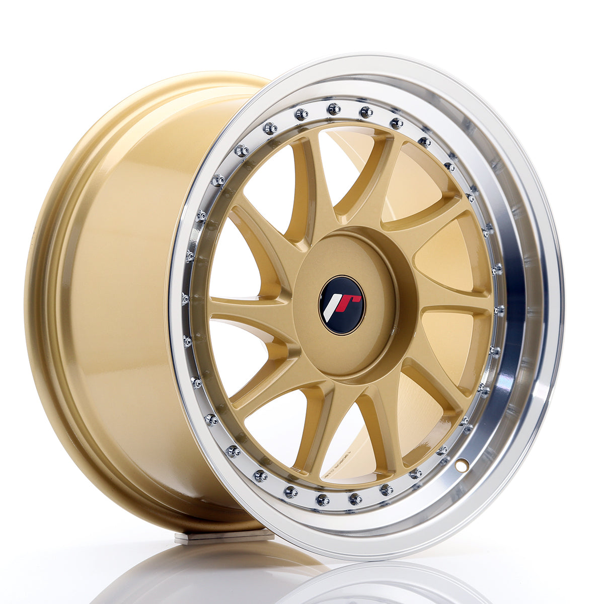JR Wheels JR26 18x9,5 ET20-40 BLANK Gold w/Machined Lip