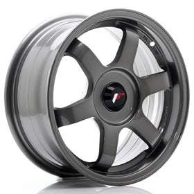 JR Wheels JR3 15x7 ET35-42 BLANK Gun Metal