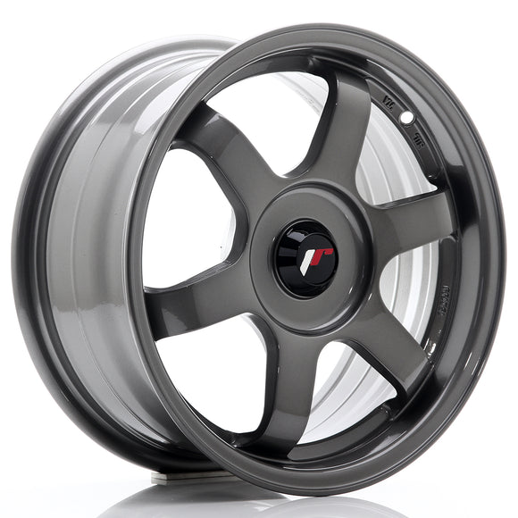JR Wheels JR3 15x7 ET35-42 BLANK Gun Metal