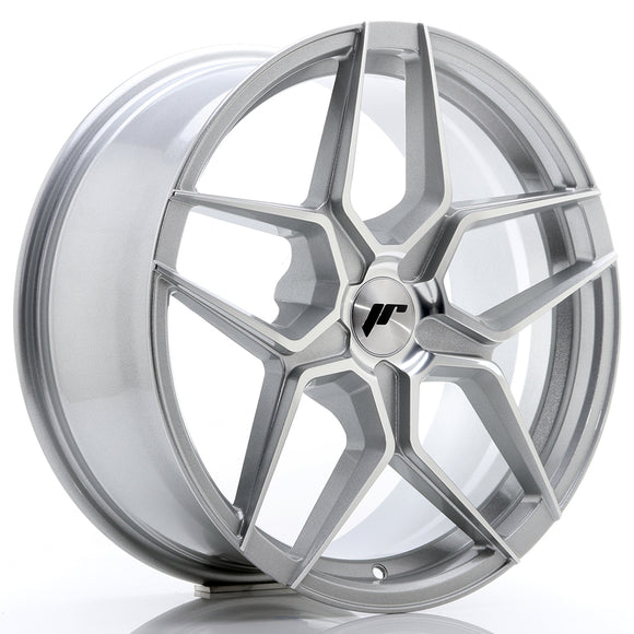 JR Wheels JR34 18x8 ET20-42 5H BLANK Silver Machined Face