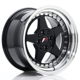 JR Wheels JR6 16x9 ET20 4x100/108 Gloss Black w/Machined