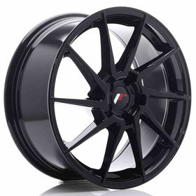 JR Wheels JR36 18x8 ET35-52 5H BLANK Gloss Black