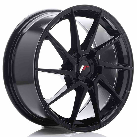 JR Wheels JR36 18x8 ET35-52 5H BLANK Gloss Black