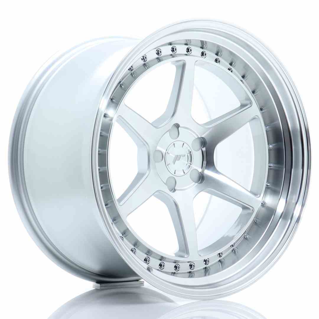 JR Wheels JR43 19x11 ET0-25 5H BLANK Silver w/Machined Face
